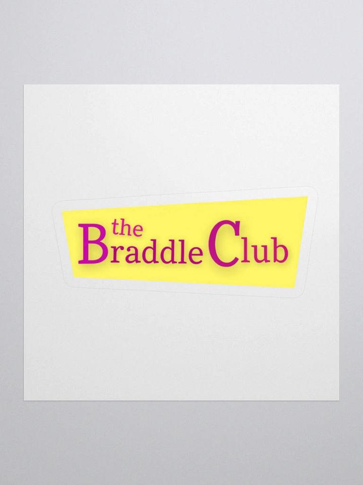 The Braddle Club Cutout Sticker product image (1)