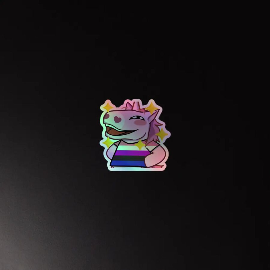 GENDER FLUID Pride Holographic Sticker product image (4)