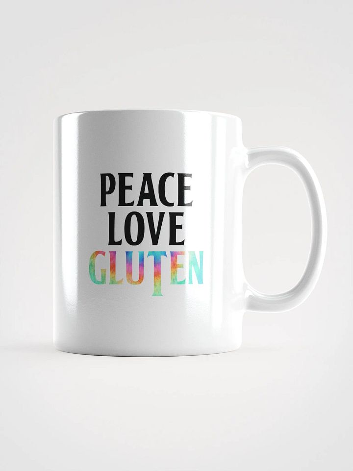 Peace Love Gluten Ceramic Mug product image (1)