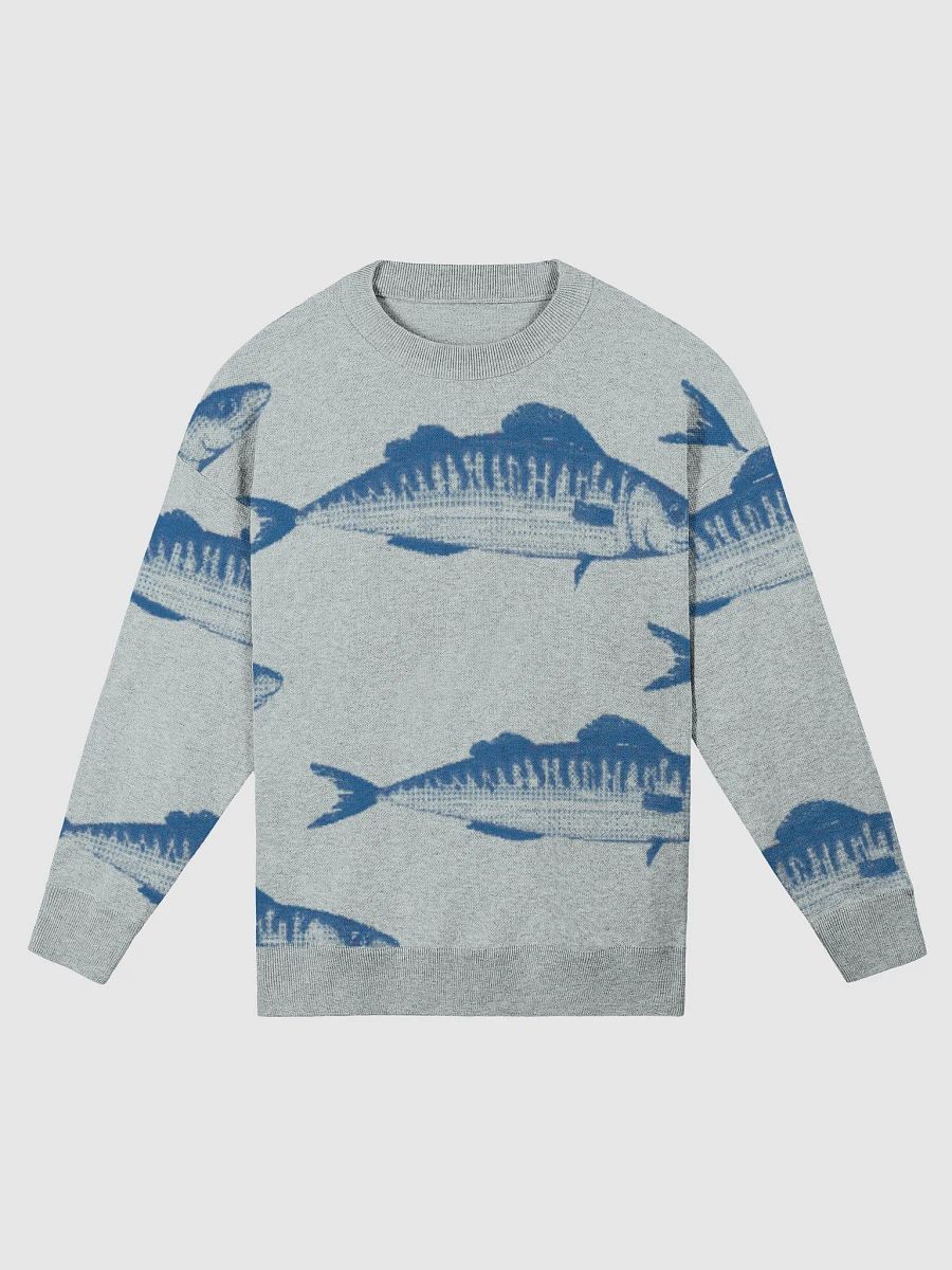 Cozy Fish Print Crewneck Sweater product image (2)