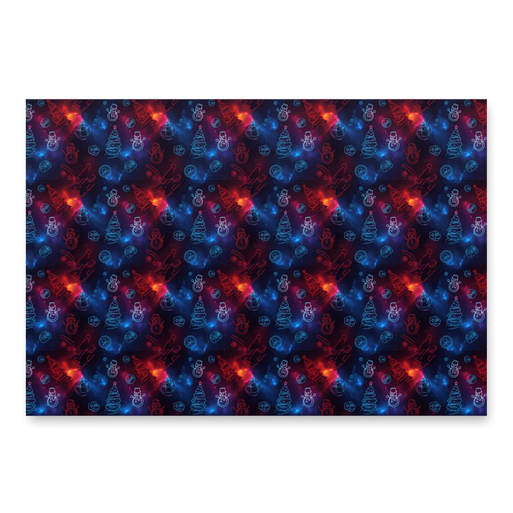 Ibreon Esports Holiday Wrapping Paper - Neon Nebula product image (3)