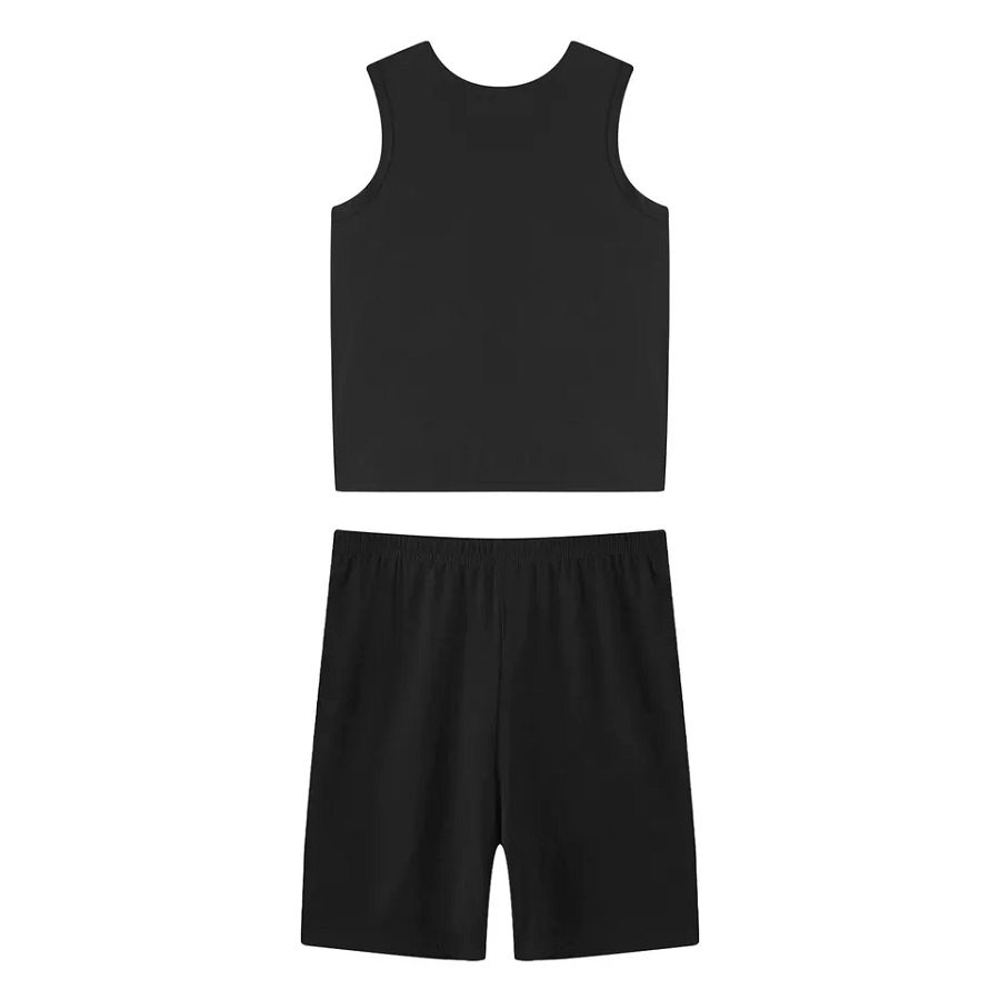 Kids Boys Set Sleeveless Suit Loungewear Outfit Tracksuit Costume Sports Gym product image (4)