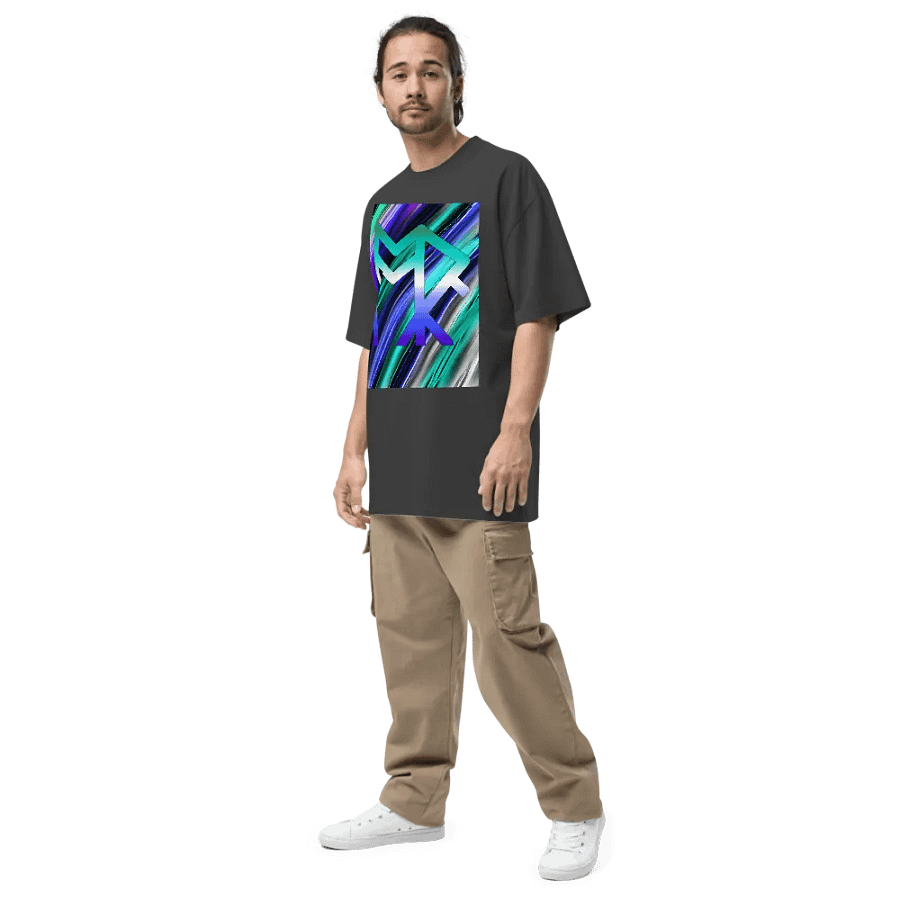 ToRk Rune Oversized Faded T-Shirt (Gay Male Tones) product image (5)