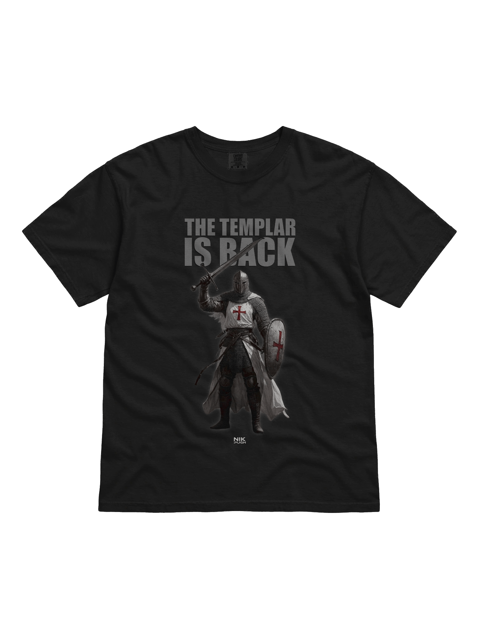 The Templar Is Back –3 Nik Pugh Music Tee product image (1)