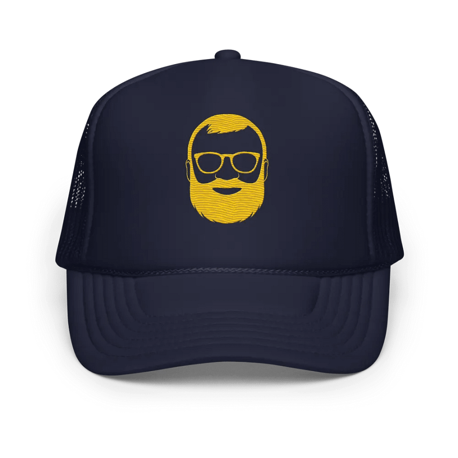 Letterman Beard Trucker Hat product image (1)