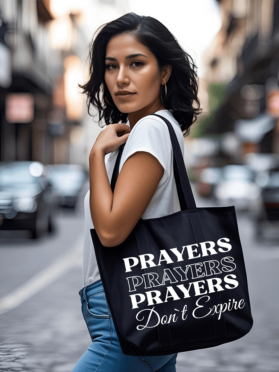 Prayers Do Not Expire Organic Tote Bag product image (1)