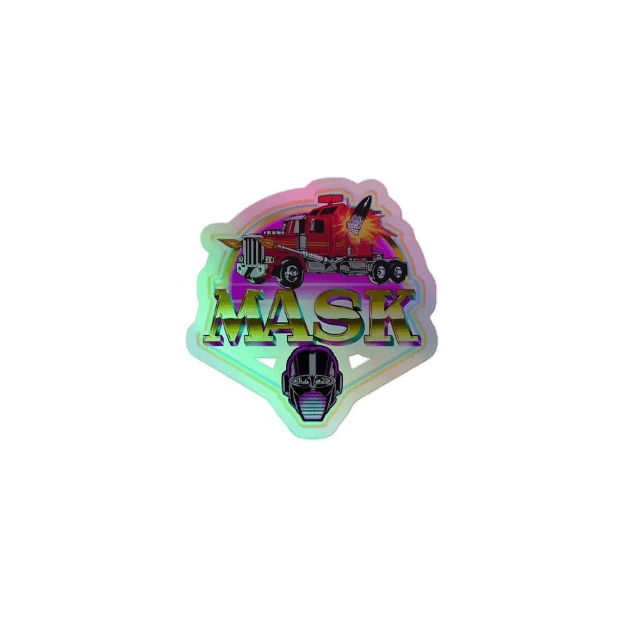 MASK 80's Cartoon Holofoil Sticker product image (1)