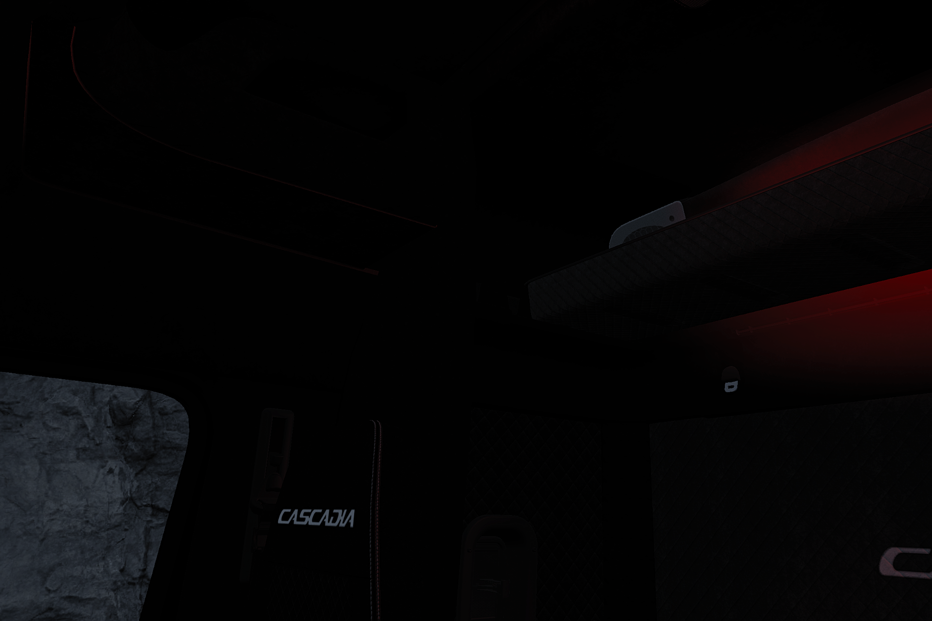 [CasG5-EWI_2] Freightliner Cascadia 2024 (Gen5) SL48- EnioWorkshop Interior Black product image (5)