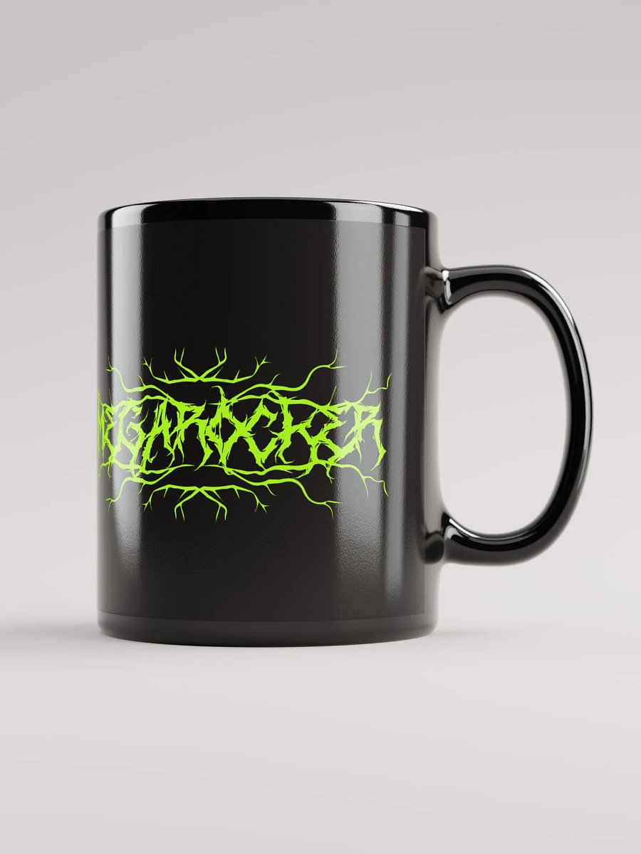 MegaRocker Neon Green Death Metal Logo Mug product image (1)