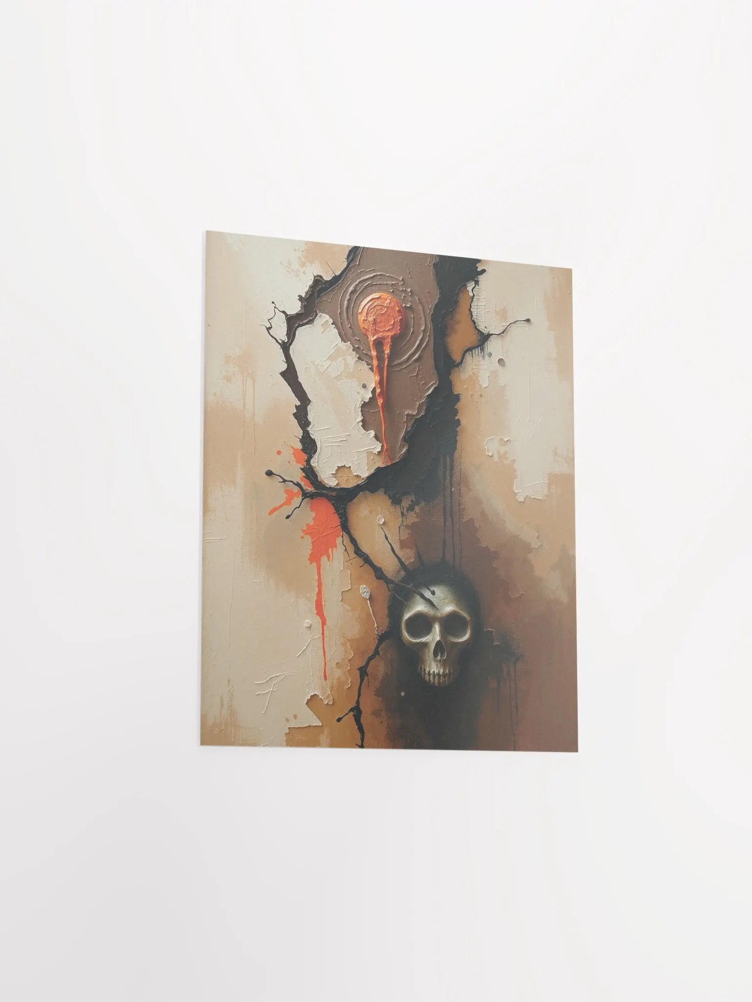 Emerging Skull Abstract Poster product image (17)