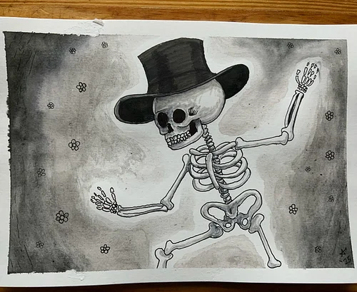 #inktober #inktober2025 #skeletal