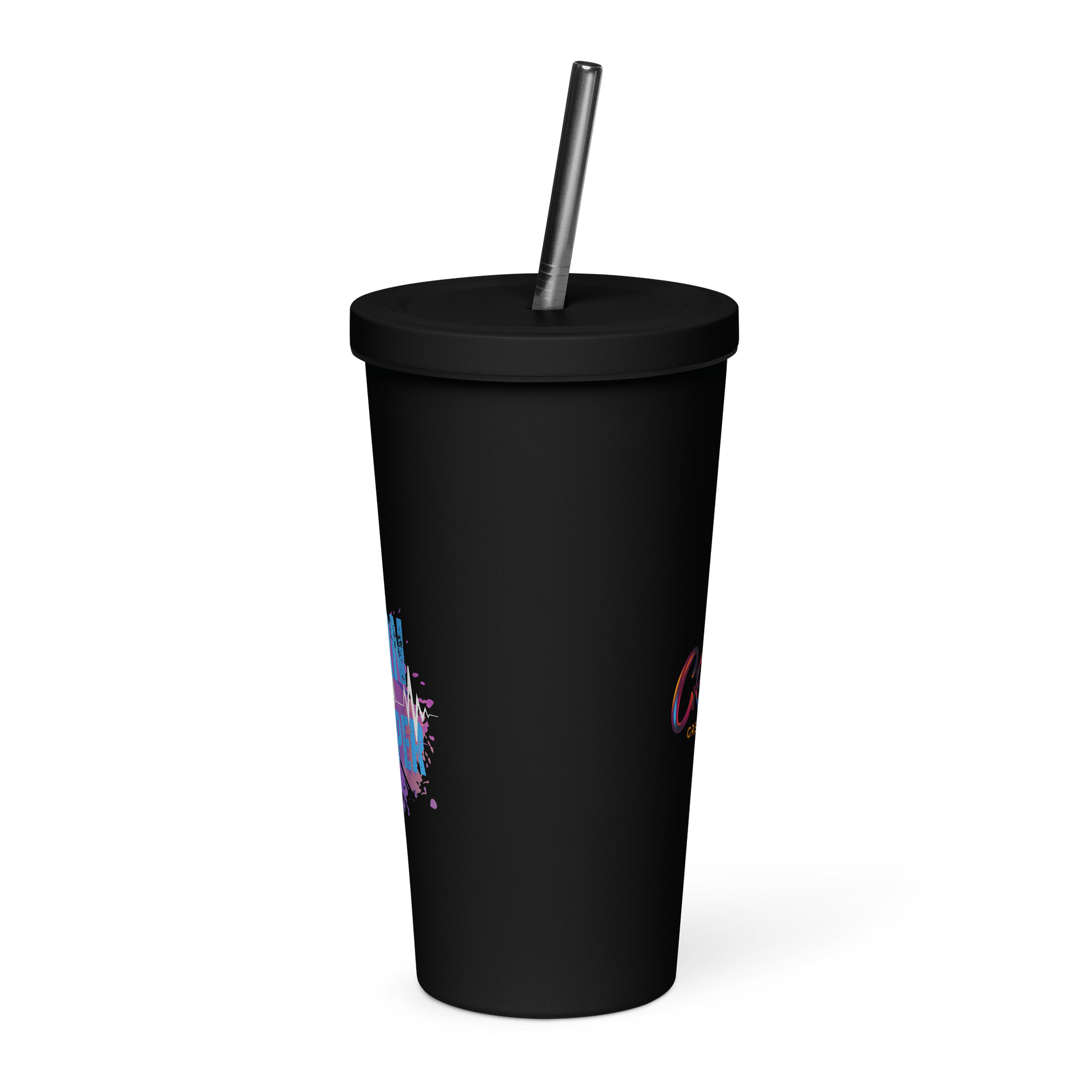 Create Greatness + Born to Prosper Vibrant Beats His Silhouette Insulated Tumbler product image (6)