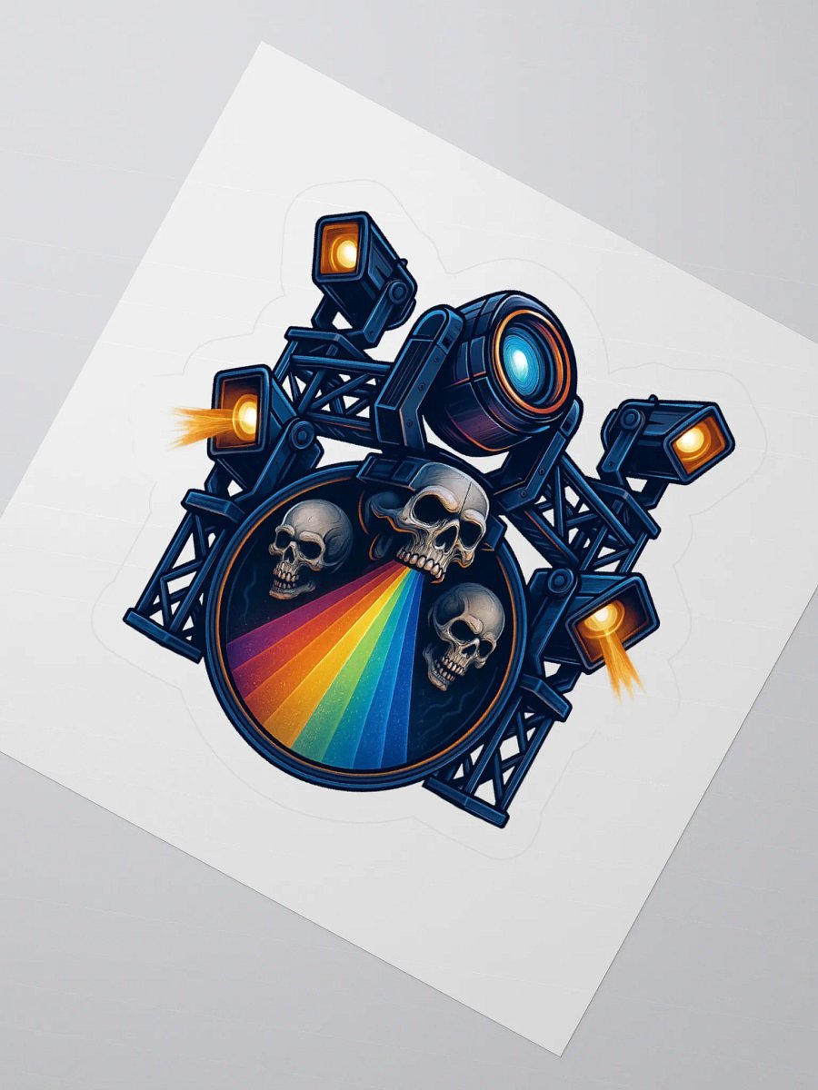 Theatrically Jerry: Skull Series "Prisma-Skull" Stage Light Stickers product image (2)