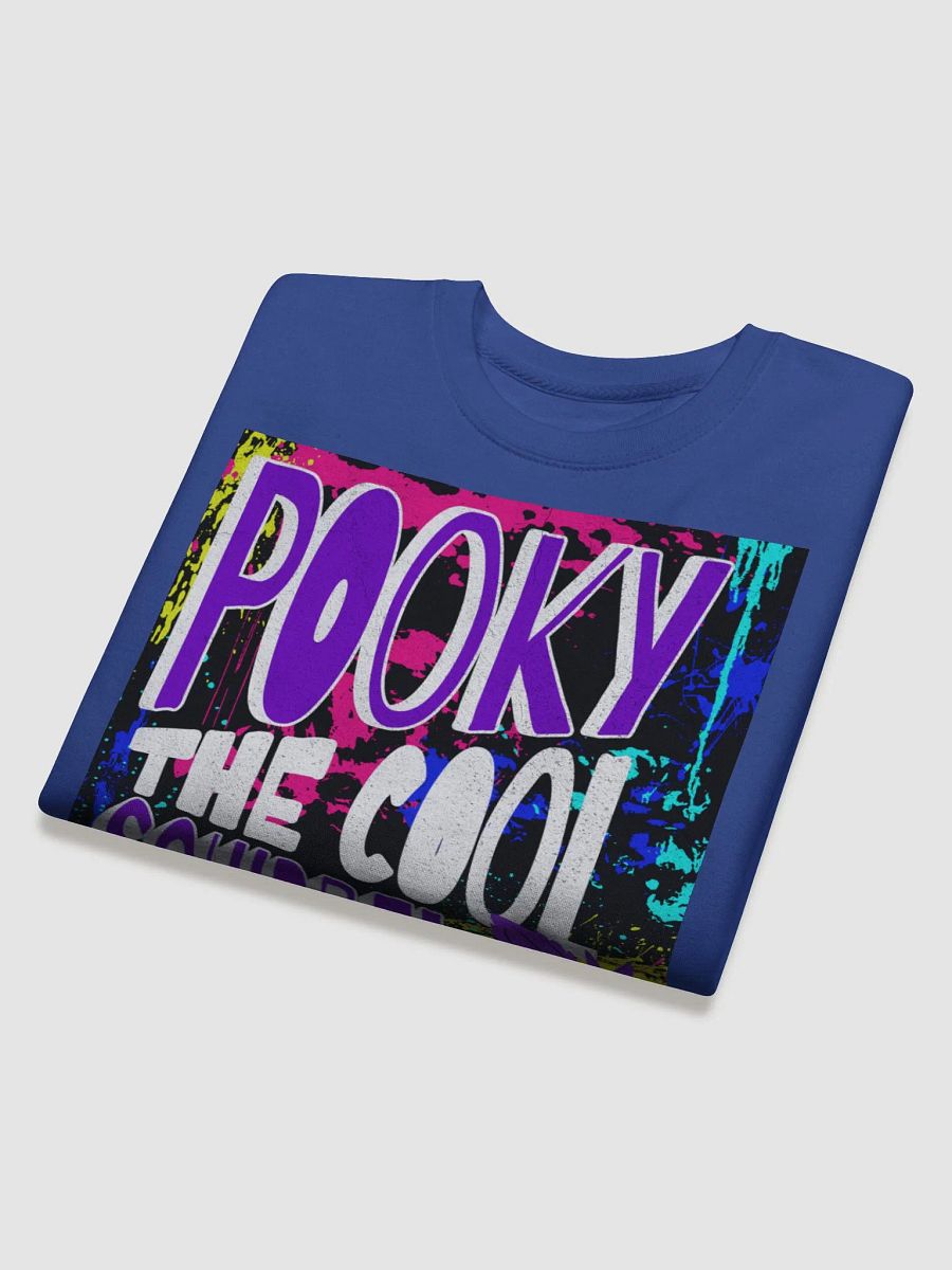 POOKY THE COOL SQUIRREL, Colorful Splatter Sweatshirt product image (4)