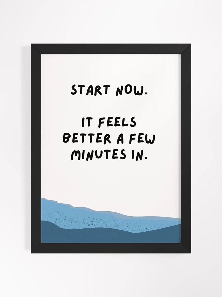 Start Now Sea Art Poster product image (1)