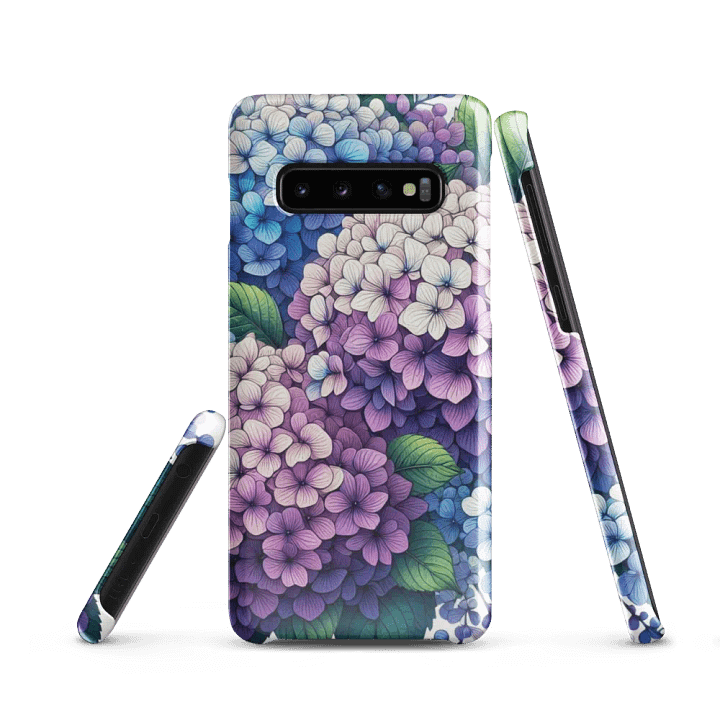 Snap Case for Samsung® | AI Design Hortensia flower mandala product image (1)