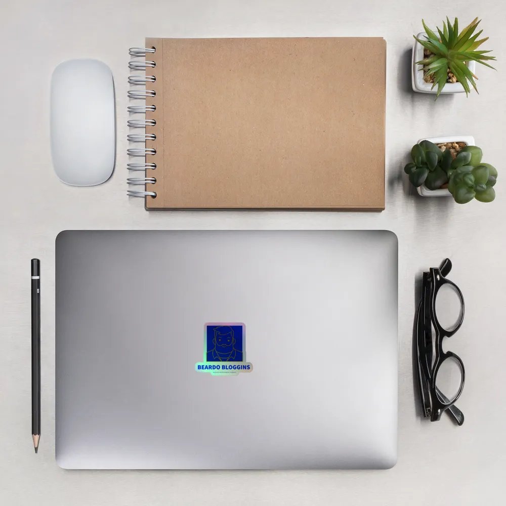 Beardo Bloggins Holographic Sticker Set product image (2)