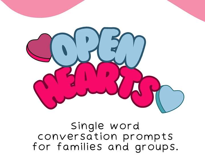 Open Hearts Simple Discussion Prompts product image (1)