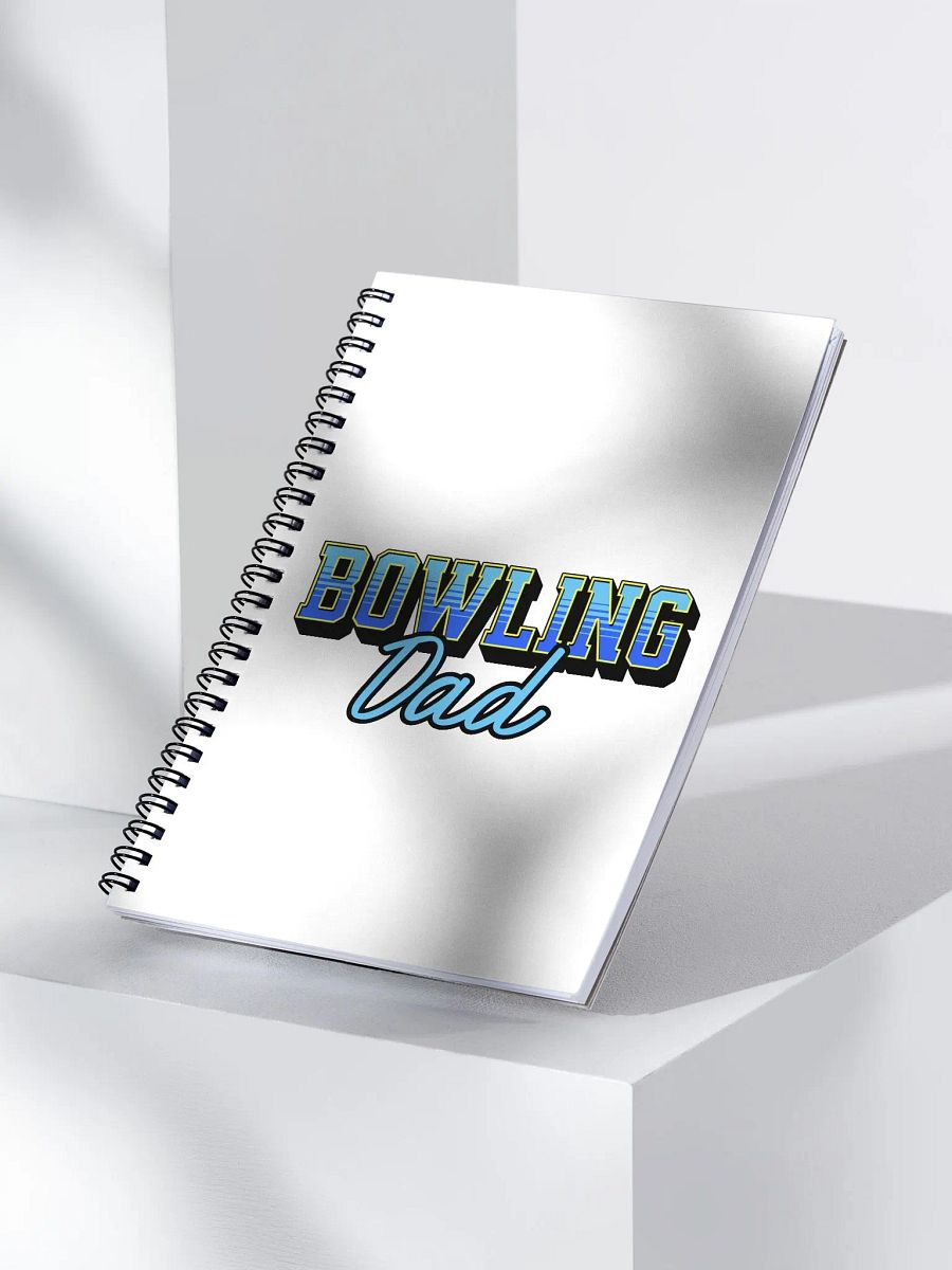 Bold Bowling Dad Spiral Notebook product image (3)