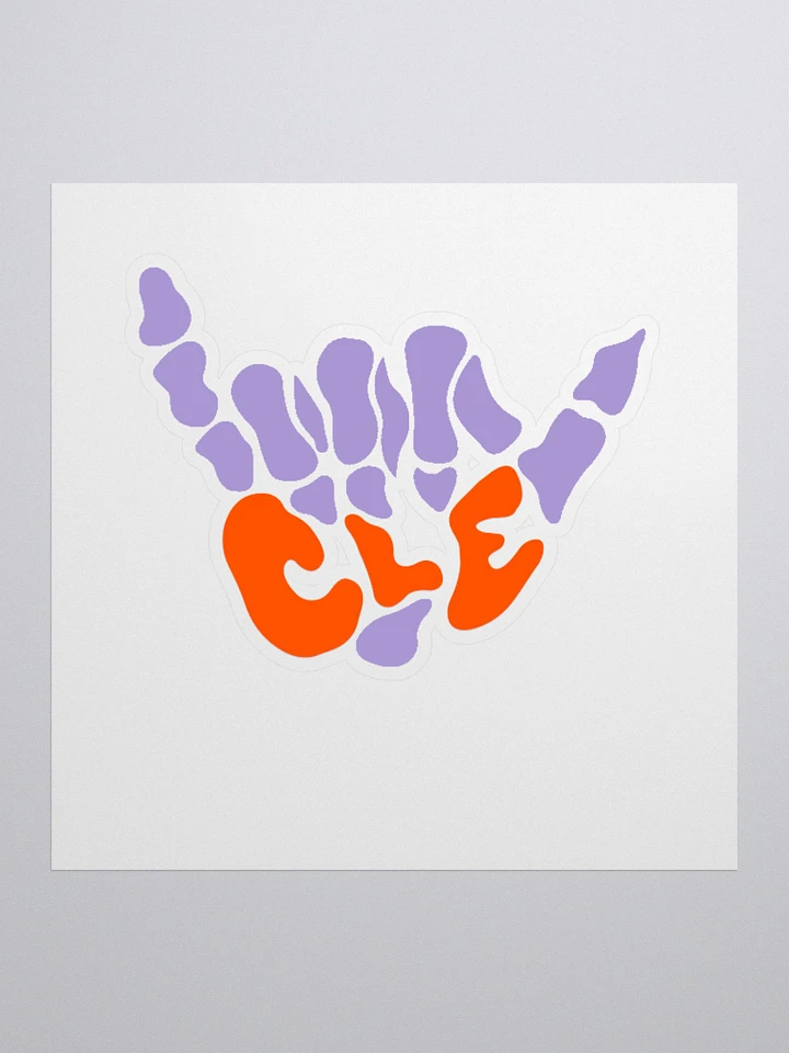 Suns Out, Bones Out Sticker (Purple/Red) product image (1)