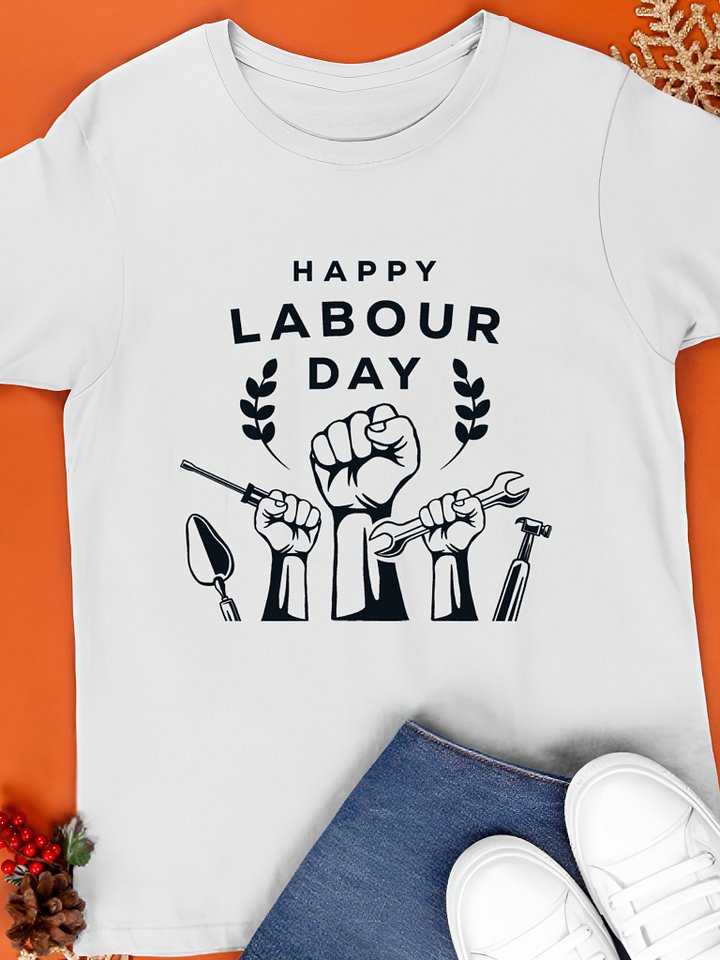 Happy Labor Day 2025 T-Shirt product image (1)