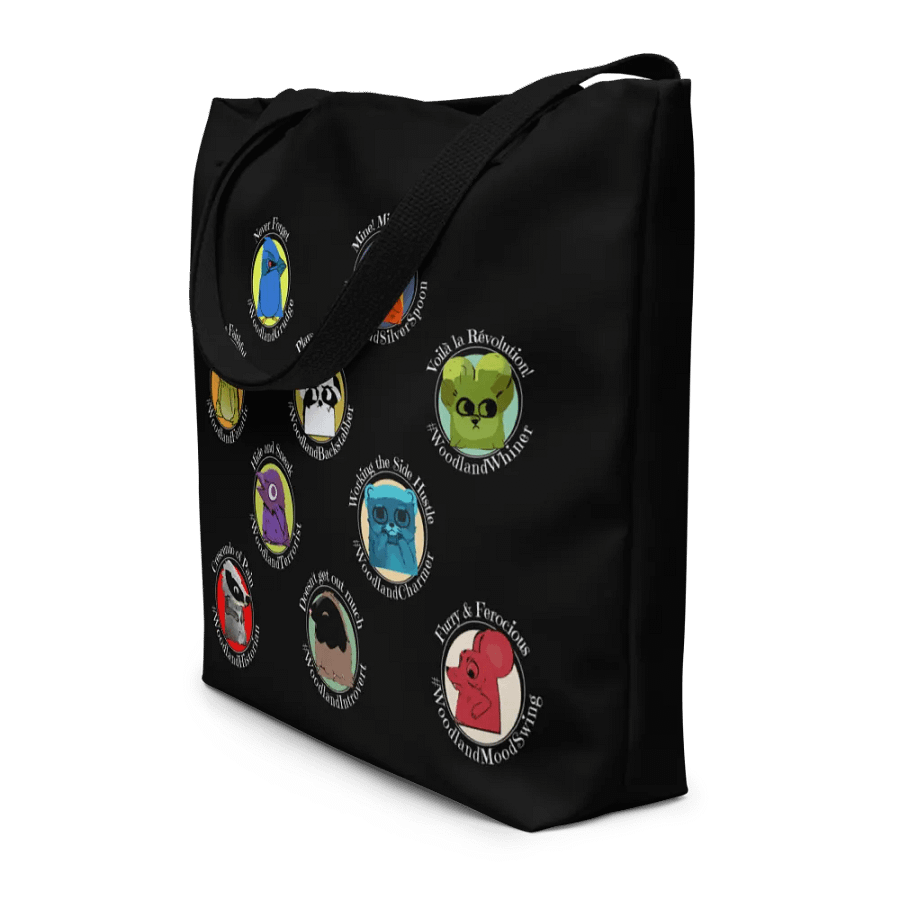 Root Factions Shoulder Tote Bag for Board Gamers - 10 Factions Polka Dot - unofficial product image (5)