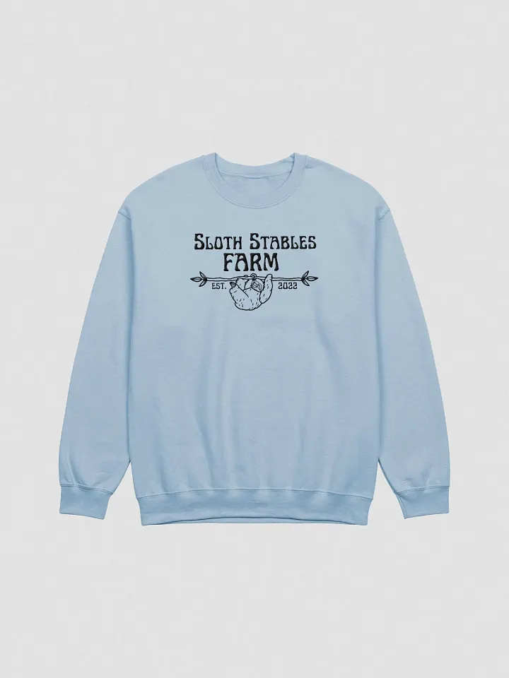 Sloth Stables Farm Sweatshirt - Black Embroidery product image (2)