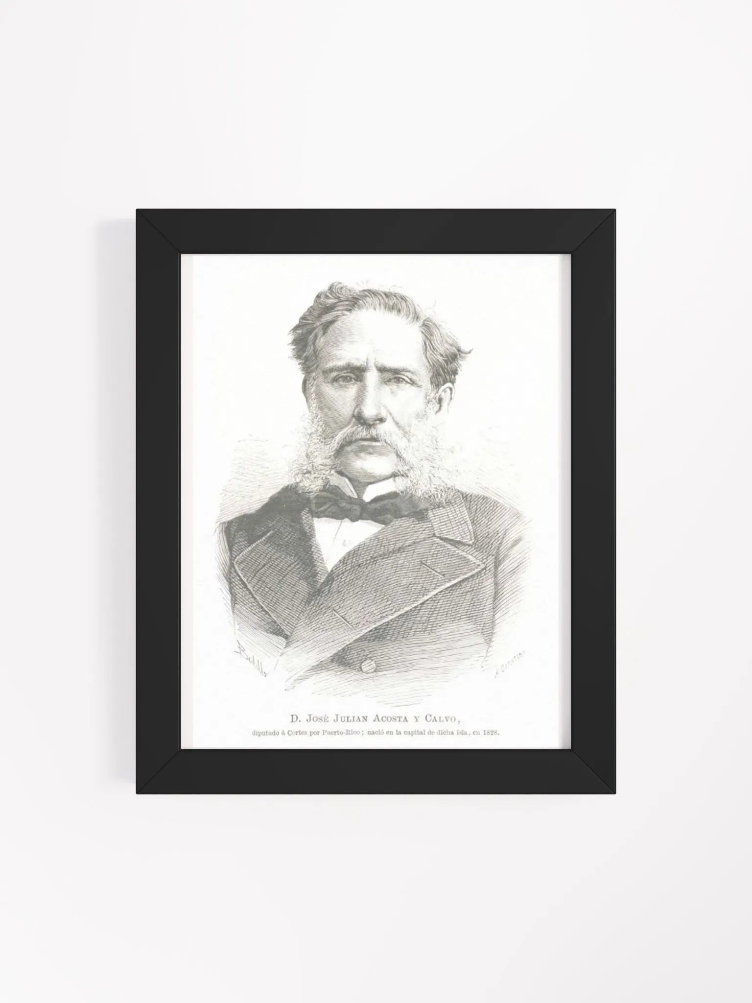 Cuadro - José Julián Acosta y Calvo: Diputado Provincia de Puerto Rico product image (4)