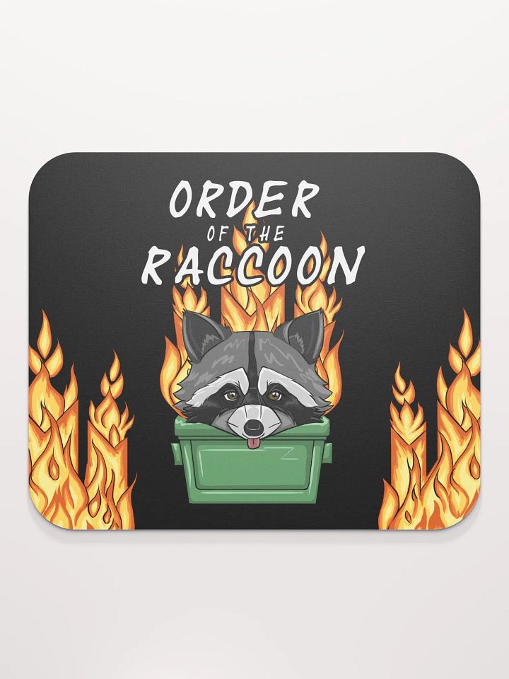 Raccoon Order Mousepad - Darkmode product image (2)