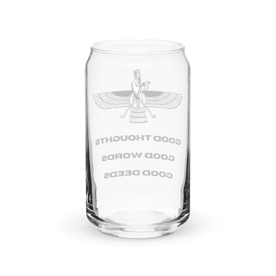 Faravahar Persian Design Glass Good Thoughts Good Words Good Deeds product image (38)
