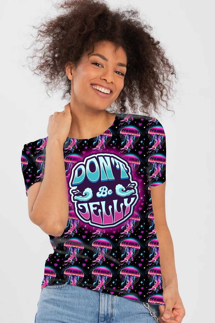 Funny Jellyfish All Over Print T-shirt product image (1)
