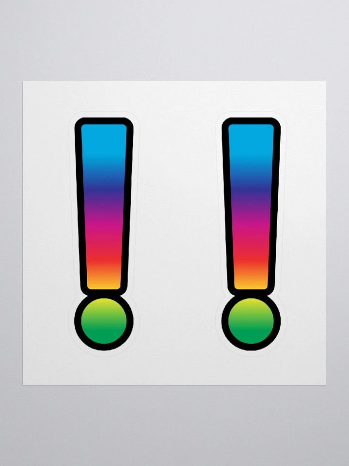 Rainbow Excitement stickers product image (2)