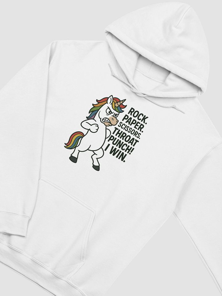 Rock. Paper. Scissors. THROAT PUNCH! - Hoodie product image (10)