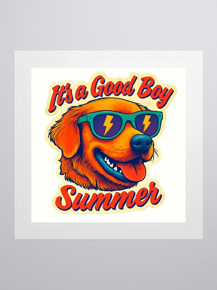 Good Boy Summer Sticker product image (2)