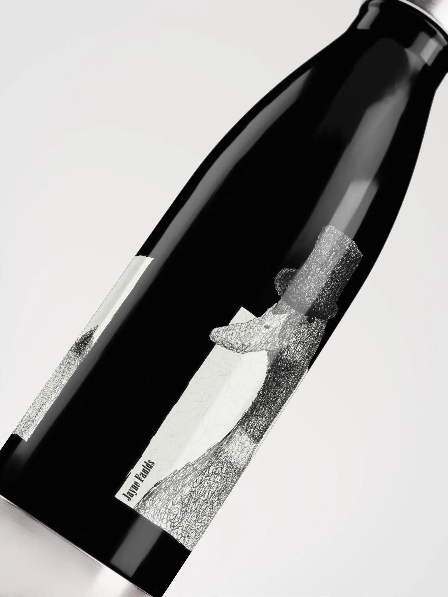 Feathered Gentleman Stainless Steel Water Bottle product image (6)