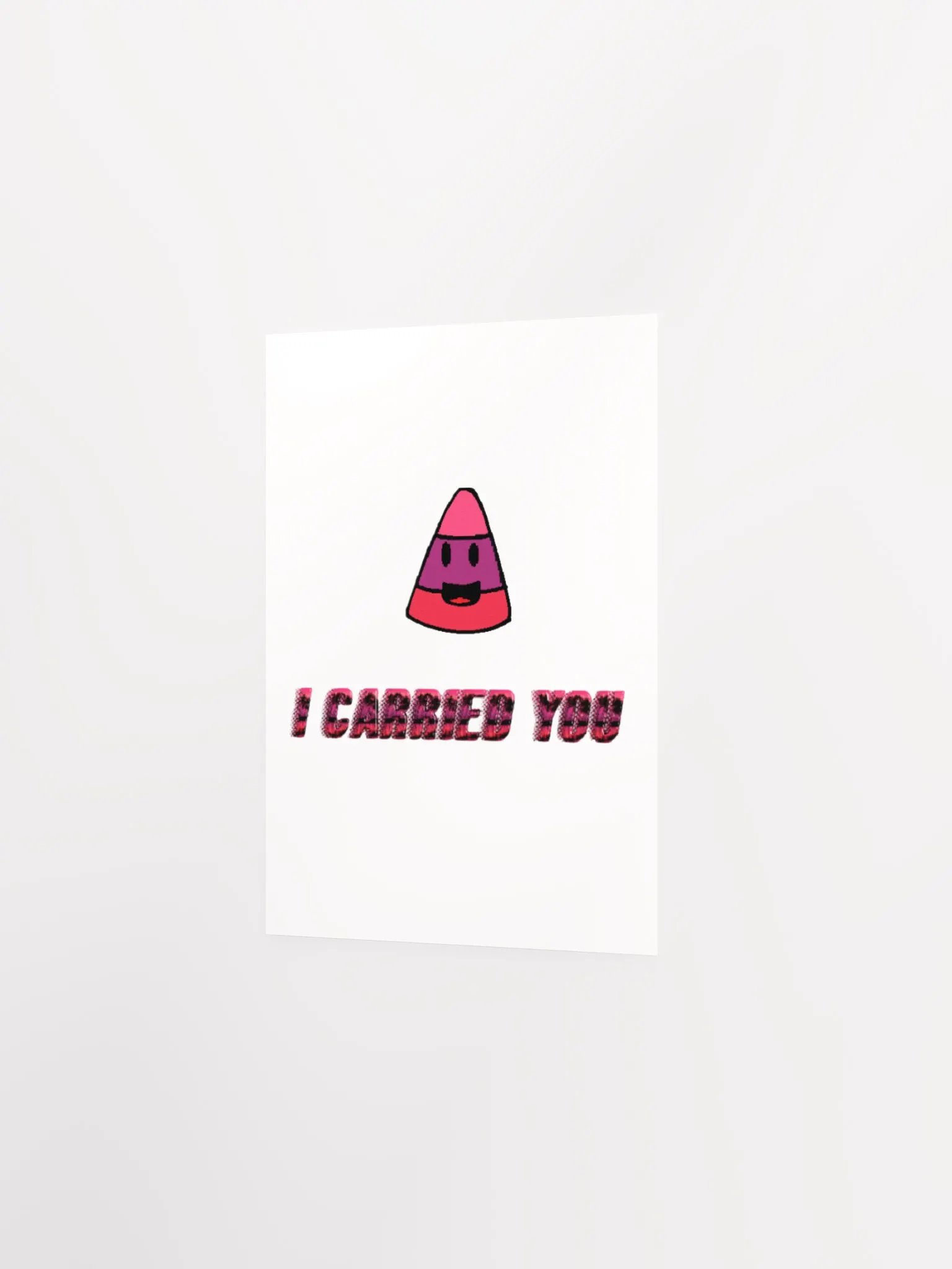 I CARRIED YOU - Matte Poster Paper product image (2)