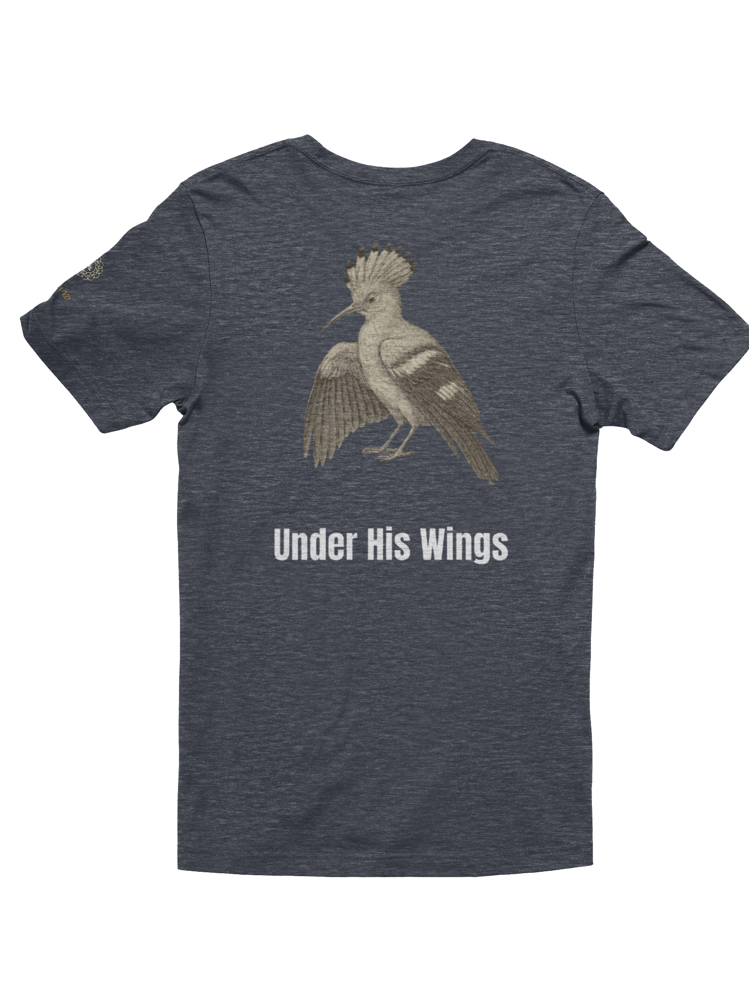 Under His Wings Feather T-Shirt | Christian Wellness Apparel product image (4)