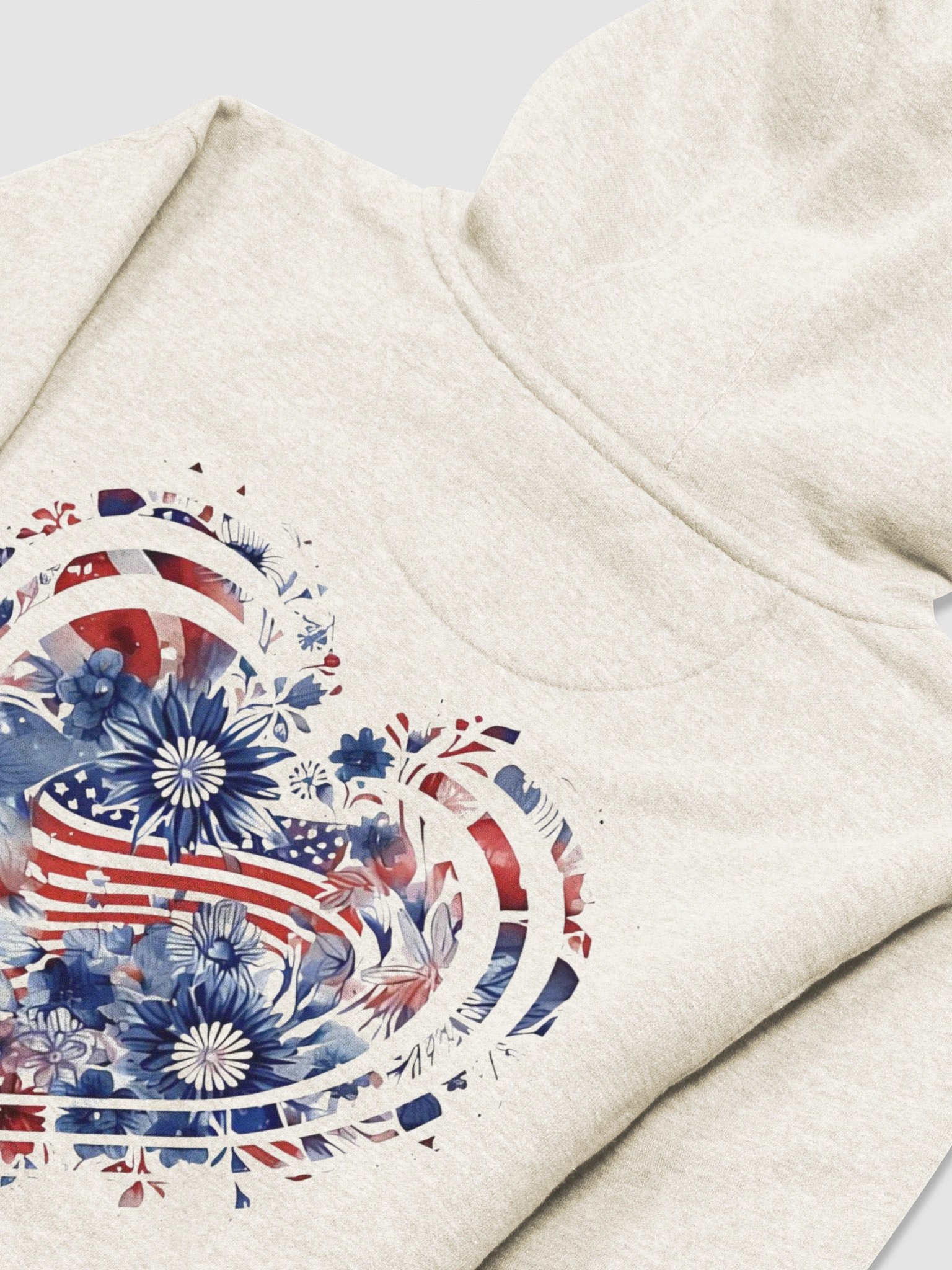 Floral Heart Unisex Premium Hoodie product image (2)