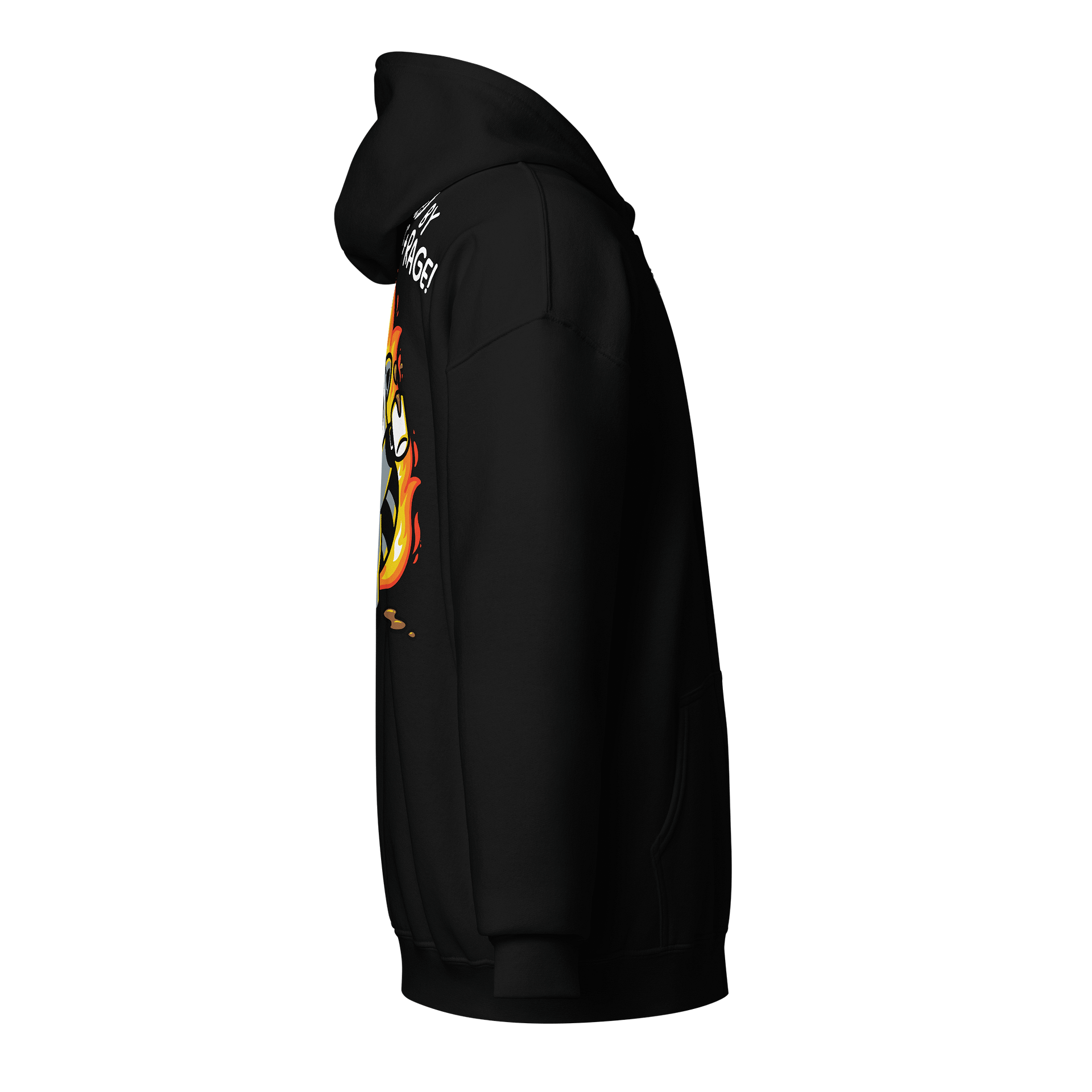 Caffeine & Rage Zipper Hoodie product image (14)
