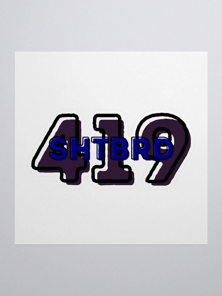 ShtBrd419 Sticker product image (1)