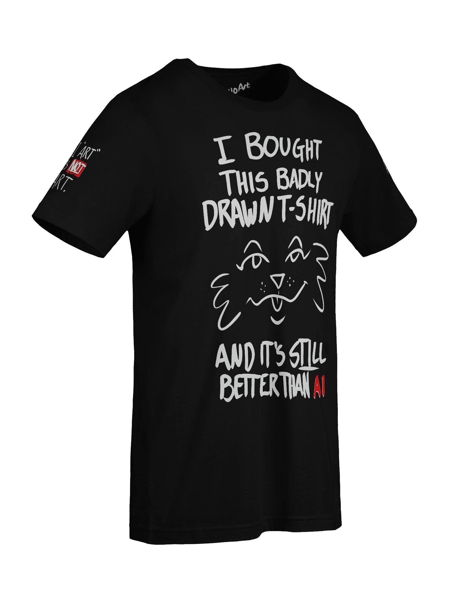 Better Than AI Shirt [Black] product image (9)