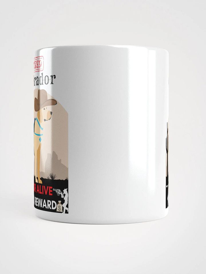 Wanted Cowboy Dog White Glossy Mug product image (9)
