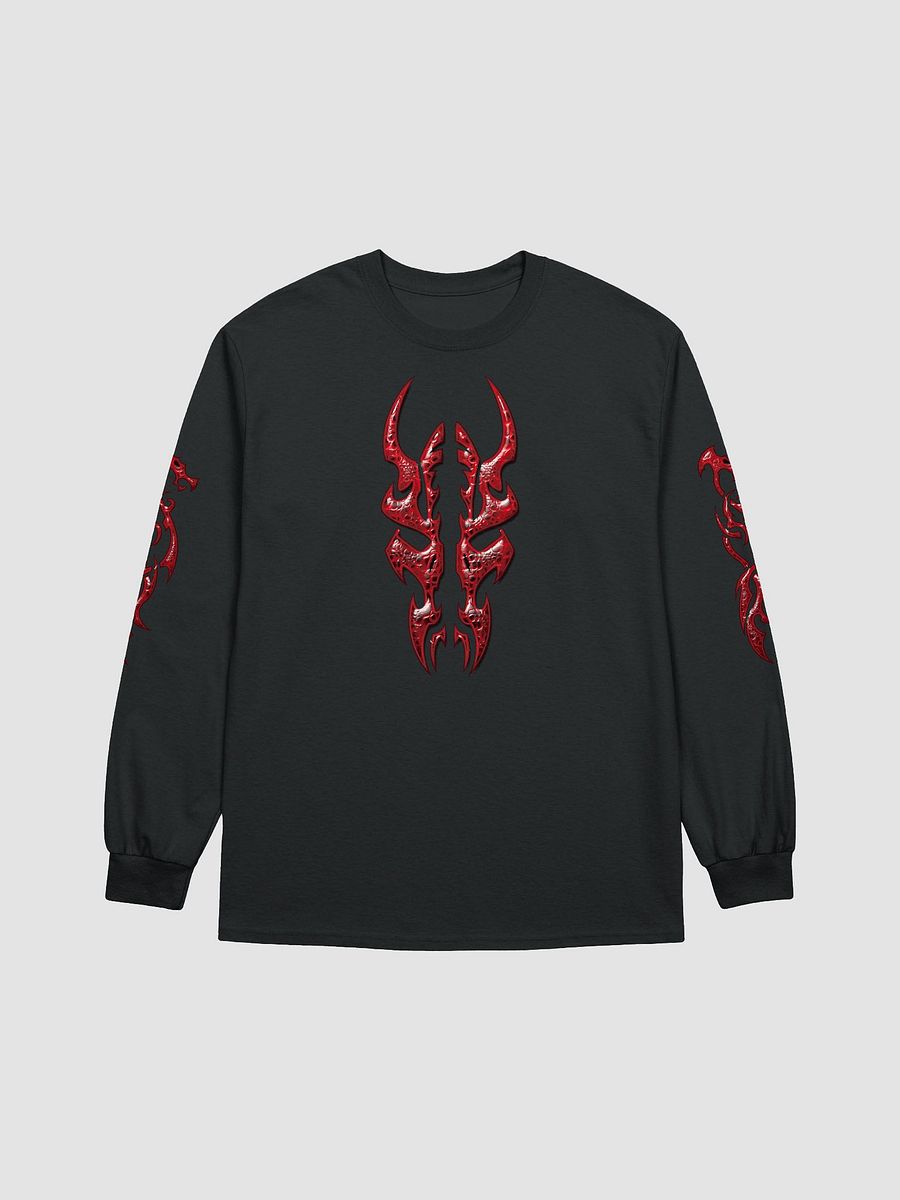 Crimson Tribal Dragon Unisex Longsleeve Shirt product image (1)