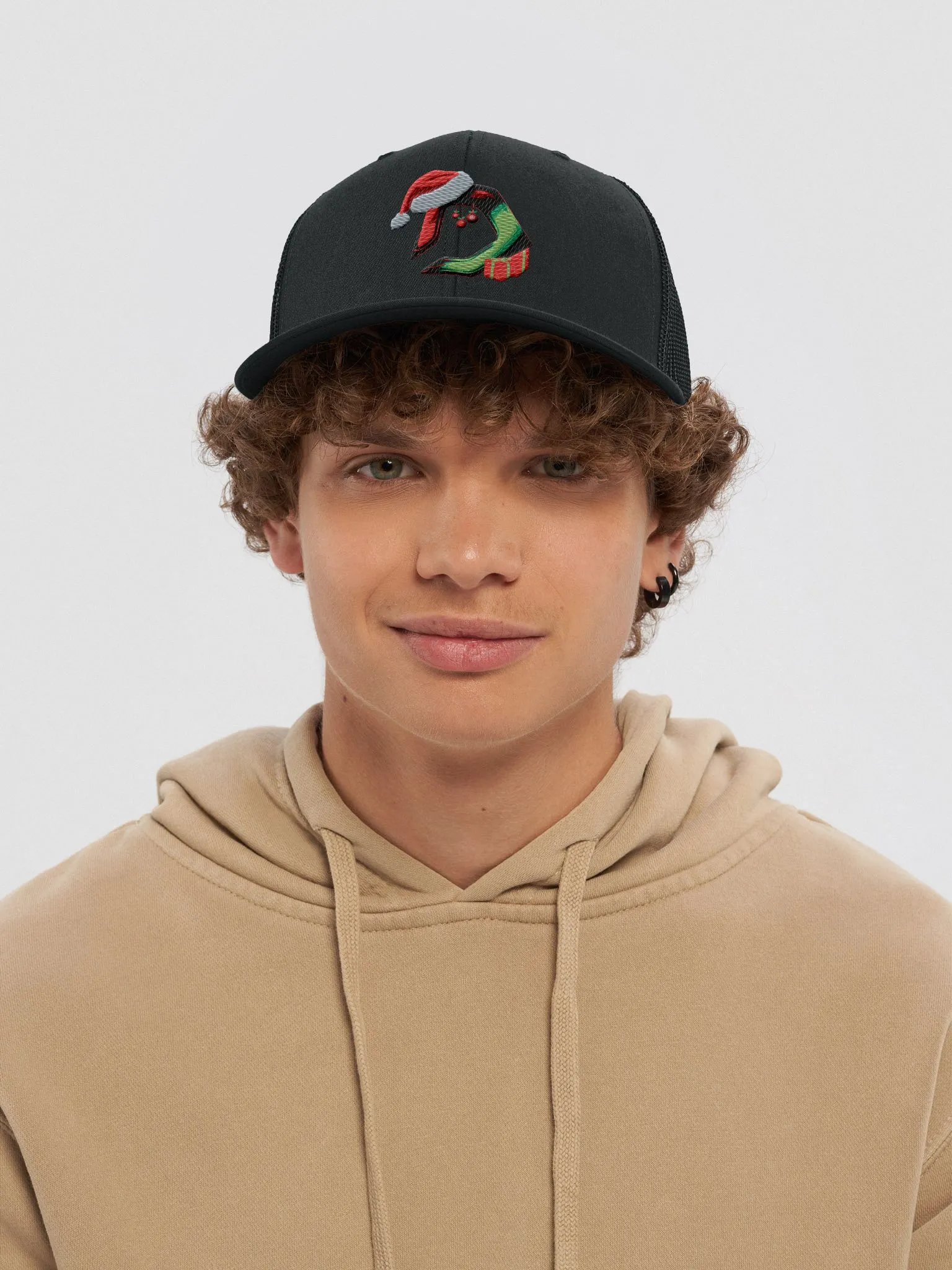 Christmas D Trucker hat product image (18)