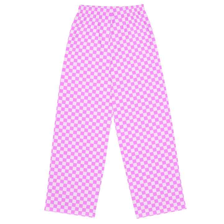 Comfy Pink Checkered Pants Unisex 2XS - 6XL Sizes product image (1)