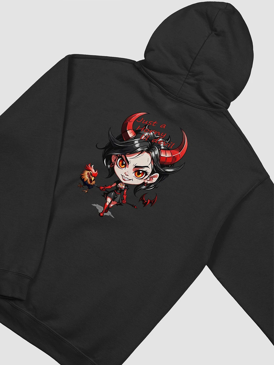 Just A Horny Lil Devil Graphic Double Side Print Hoodie product image (42)