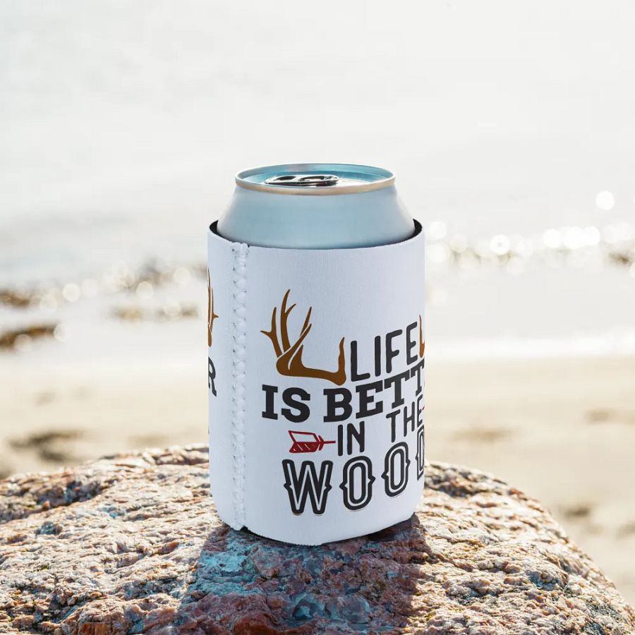 Woodsy Can Cooler - Life is Better in the Woods product image (10)