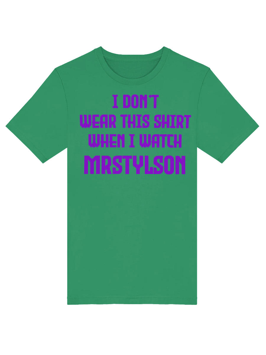 I Don't Wear This Unisex T-Shirt (Purple Text) product image (29)