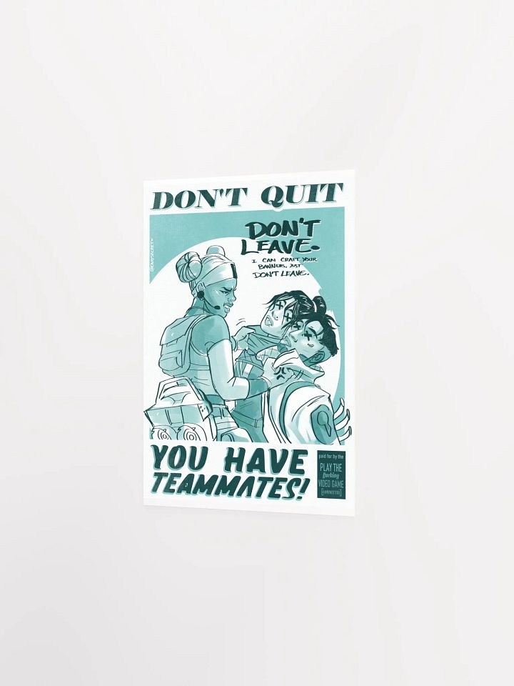 Print: DON'T LEAVE! product image (3)