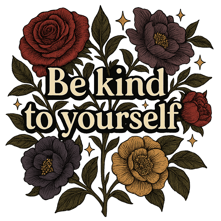 Be Kind to Yourself – Vintage Floral Tee product image (2)